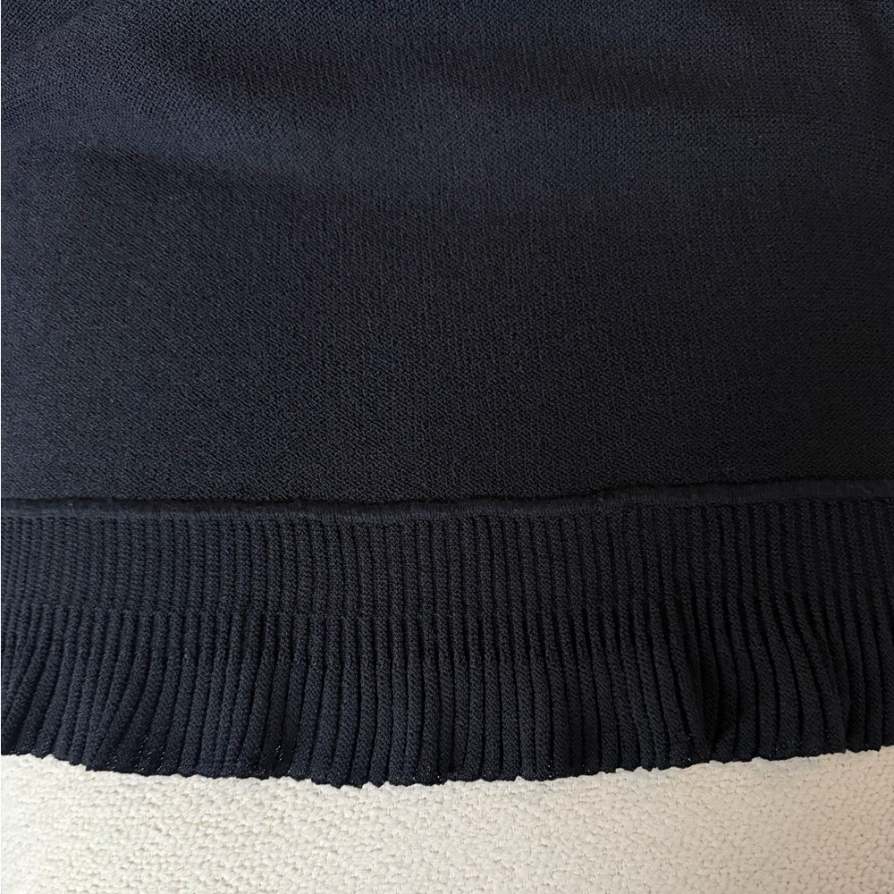 St. John Collection Black Ruffle Sweater Cardigan - Picture 7 of 14